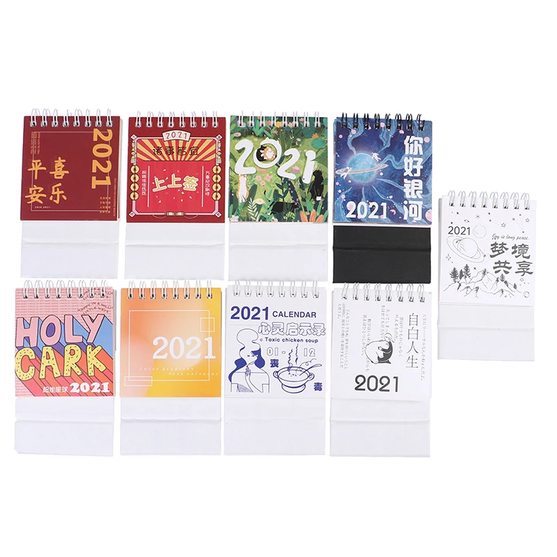 

Mini Desk Calendar Daily Schedule Office Table Planner 1pcs Calendar Desktop