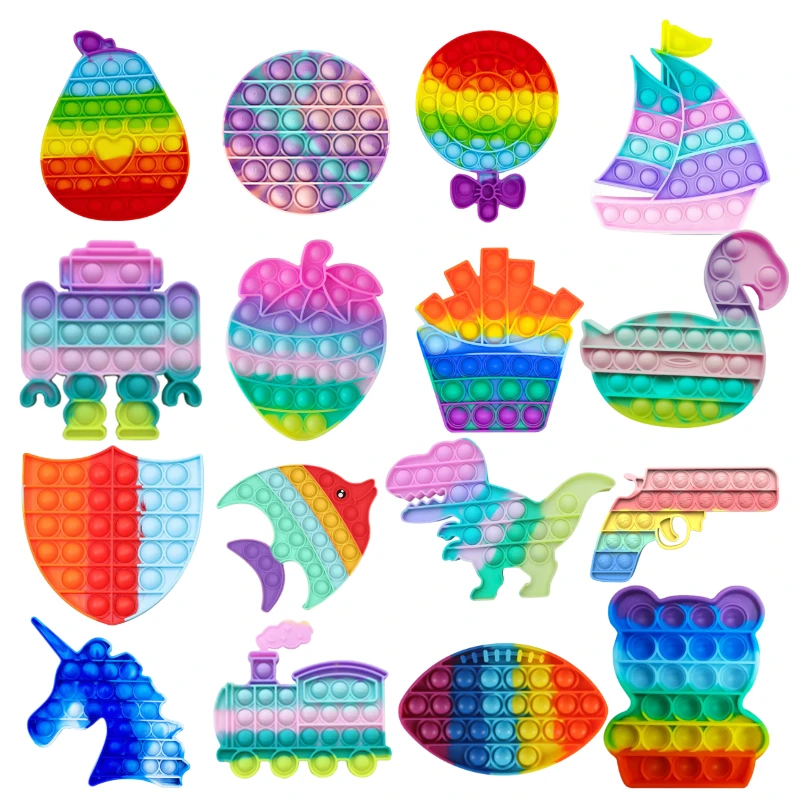 

Нажимная пузырьковая сенсорная емкость нужна мягкая антистрессовая тревога антистрессовая силиконовая настольная игра поп ит для детей и ...