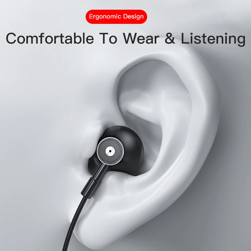 Проводные наушники с разъемом типа C стерео Проводная гарнитура USB Noice