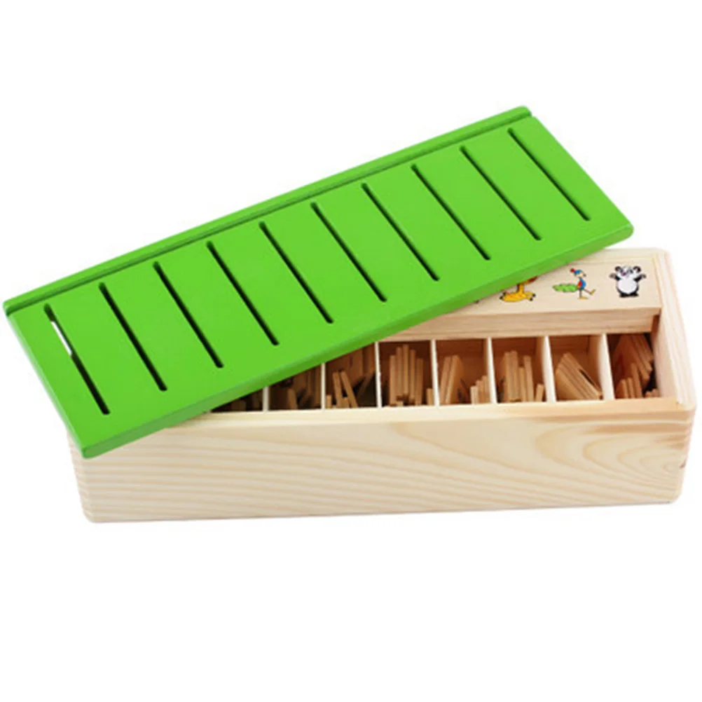 Образовательные игрушки мультфильм Деревянный флэш карты Матч коробка