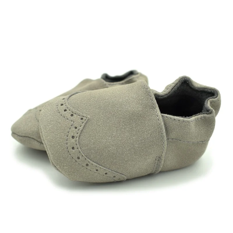 Серый Newborn Baby Shoes Spring Summer sapato Infantil Kids Baby Girls Skid Proof Toddlers Shoes First Walkers - Цвет: Серый