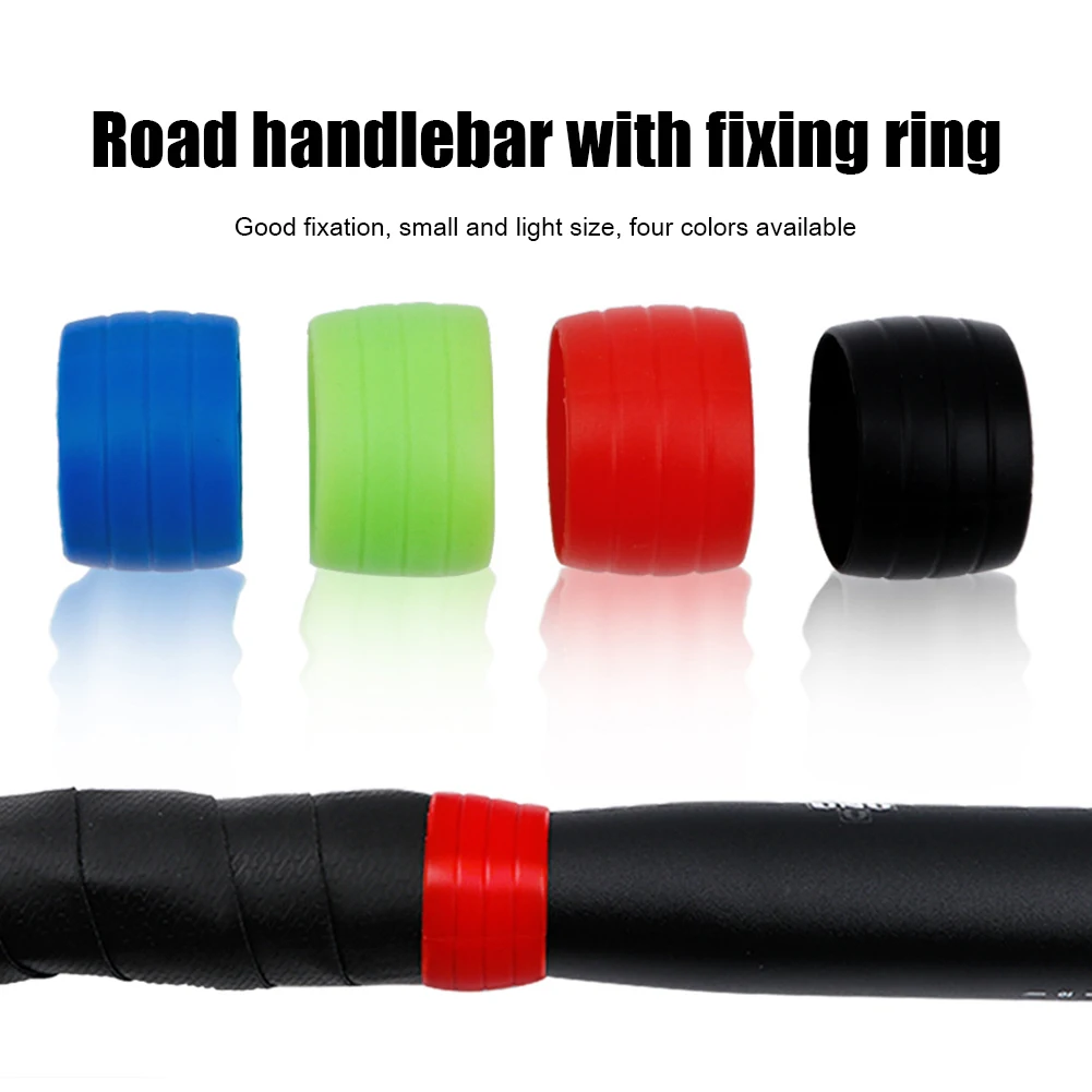 

1 пара силиконовых рулей для дорожного велосипеда с намоточными ремнями, силиконовый износостойкий фиксирующий кольцевой рукав, Аксессуар...