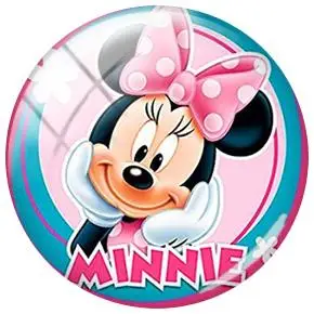 TQ444 TAFREE Микки и Минни Маус Рождество 12/15/16/18/20/25 мм стеклянный кабошон с плоской задней частью DIY Изготовление ювелирных изделий TQ414 - Цвет: TQ444