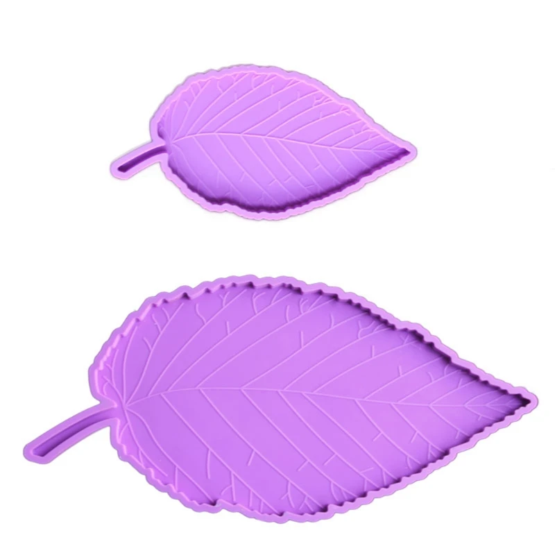 

Large Leaf Tray Coaster Molds Silicone Leaves Coasters Bowl Mat Resin Casting Moulds Maple Leaf Silicone Molds Craft Tool