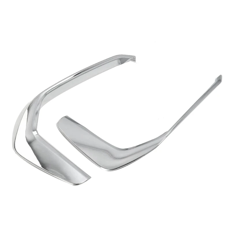 

DHBH-Car Chrome Front Fog Lamp Eyebrow Trim Strip for A6 C8 2019 2020 2021