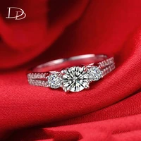 dodo vintage anillos mujer rings for women wedding band bridal engagement cubic zirconia charms silver color ring drop shipping