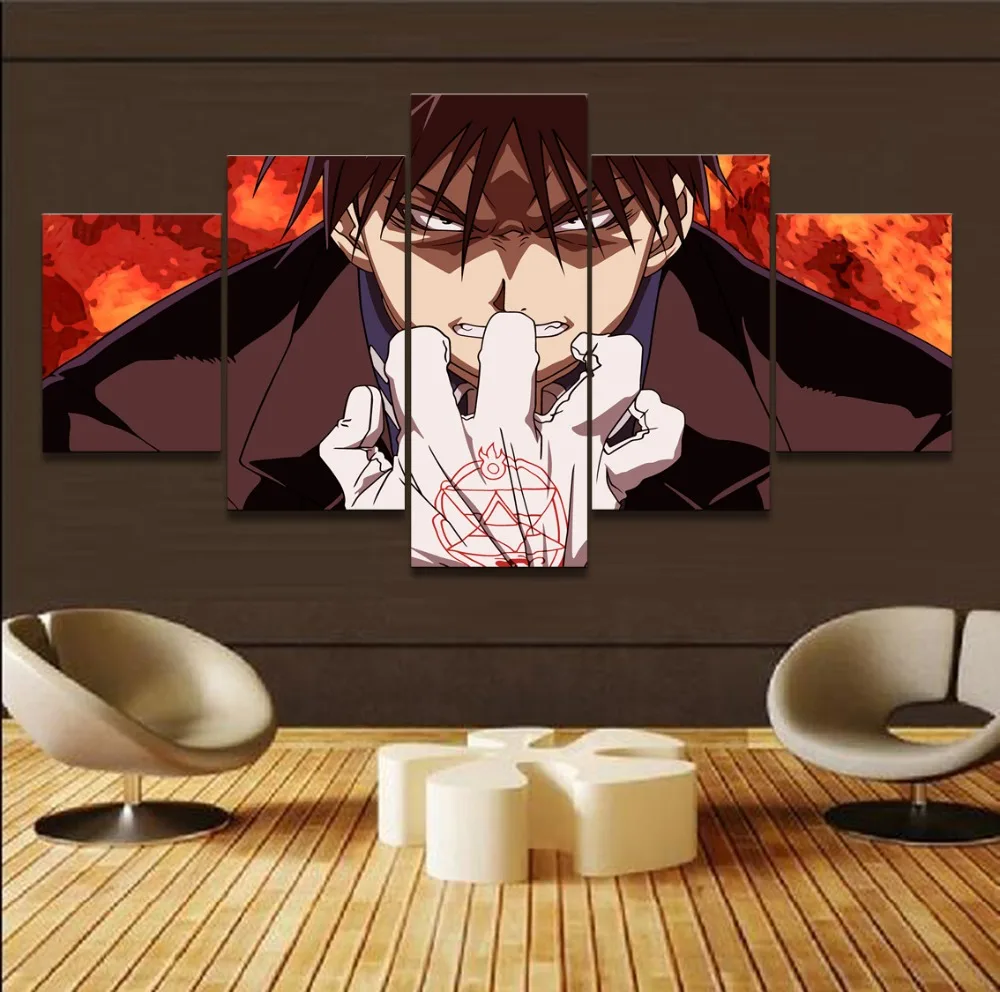 Домашний декор постер с HD печатью настенное искусство холст Модульная картина 5