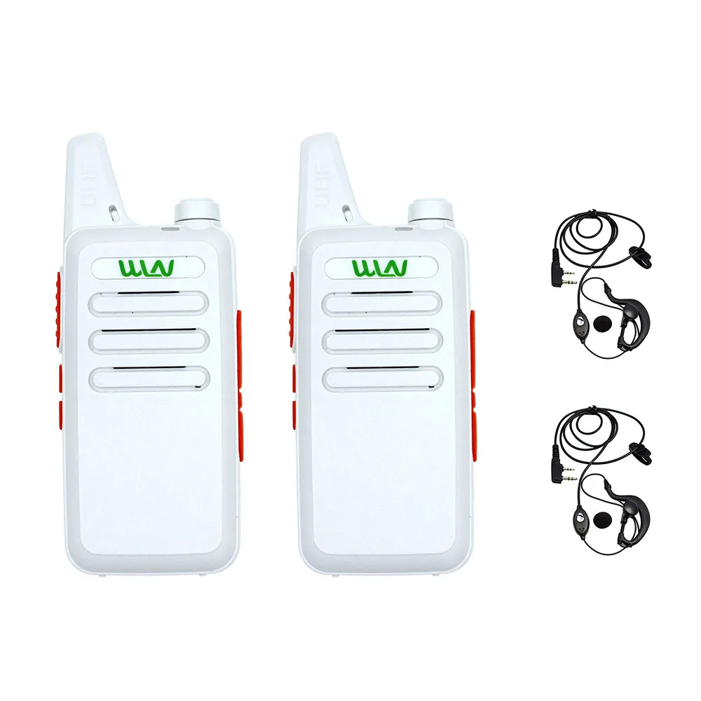 WLN KD-C1 KDC1 RT22 X6 мини PMR рация PMR радио VOX радио-антенна радио коммуникатор рация Walk Talk - Цвет: Белый
