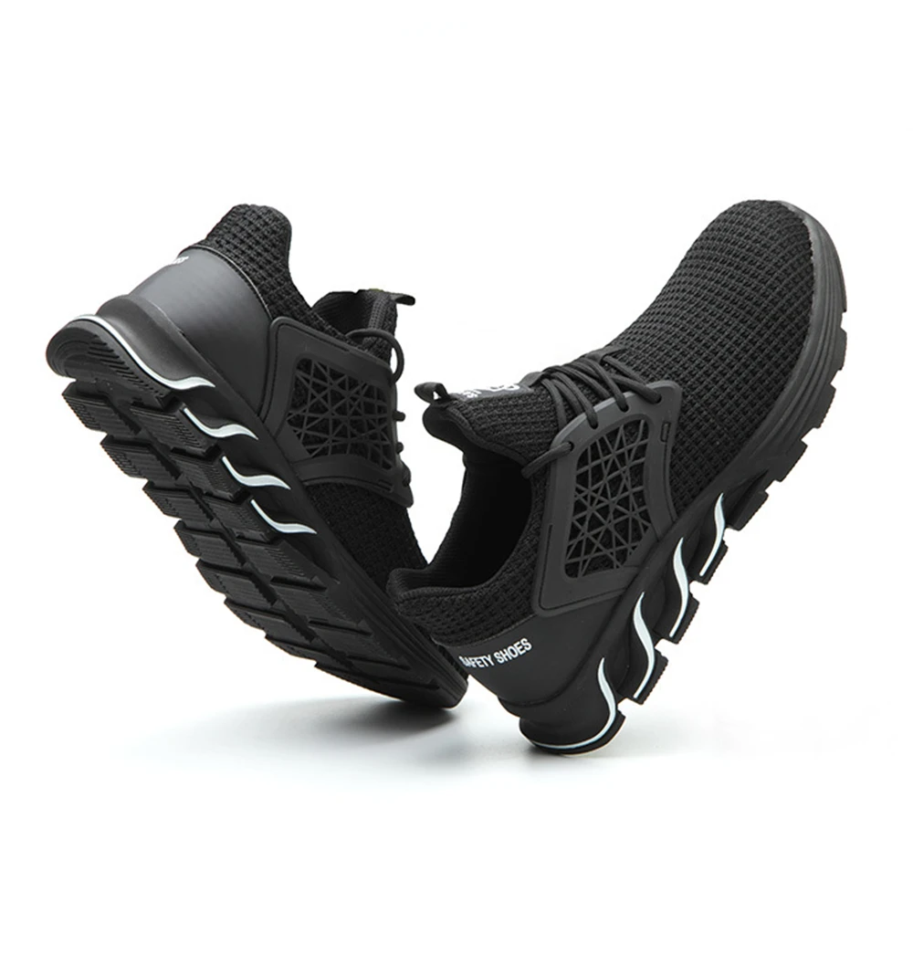 Рабочая страховая обувь мужская европейская стандартная стальная заглушка для