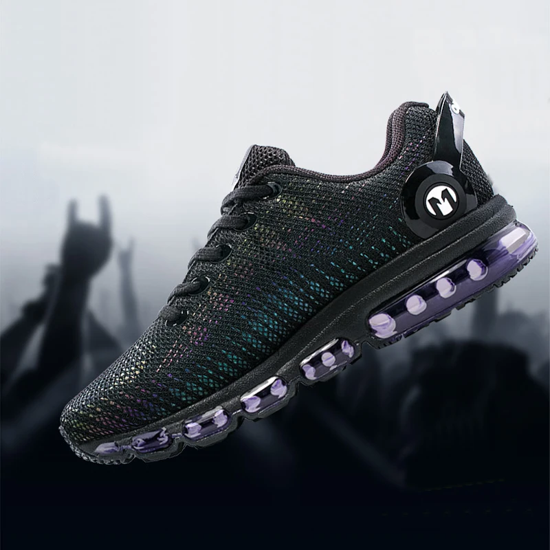 Кроссовки ONEMIX мужские легкие дышащие с воздушной подушкой светоотражающая сетка