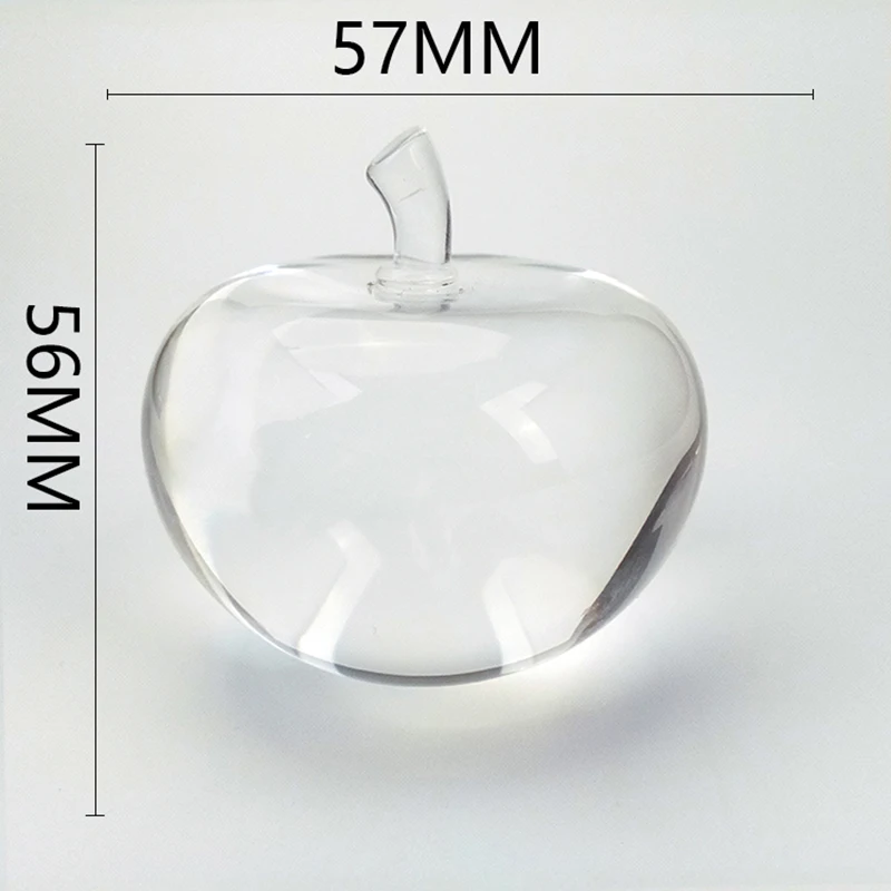56*57 мм 1 шт. смешанные цвета глянцевое стекло Apple пресс-бумага фруктовое ремесло