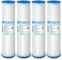 5 micron pleated polyester sediment water filter 10x2 5 replacement cartridge universal whole house pre filter
