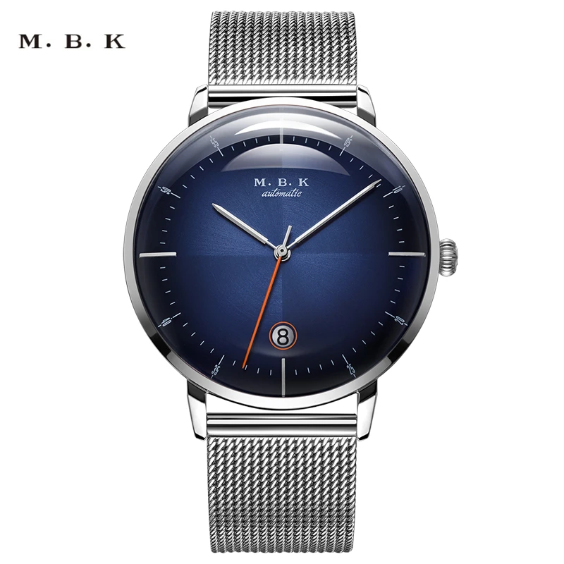 Relogio Masculino m.b. K брендовые роскошные механические часы для мужчин с 3D изогнутым сапфировым кристаллом циферблат Автоматические наручные часы для мужчин Saat