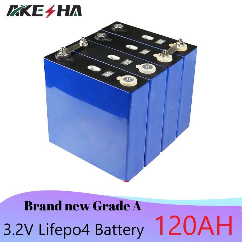 

AKESHA 32PCS 120AH 240AH 3.2V Lifepo4 Battery Cells For Solar Home 800V Panels carport Solar powered generators TAX FREE US EU