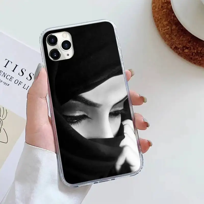 

Female art turban black woman elegant Phone Case For iphone 12 5 5s 5c se 6 6s 7 8 plus x xs xr 11 pro max mini