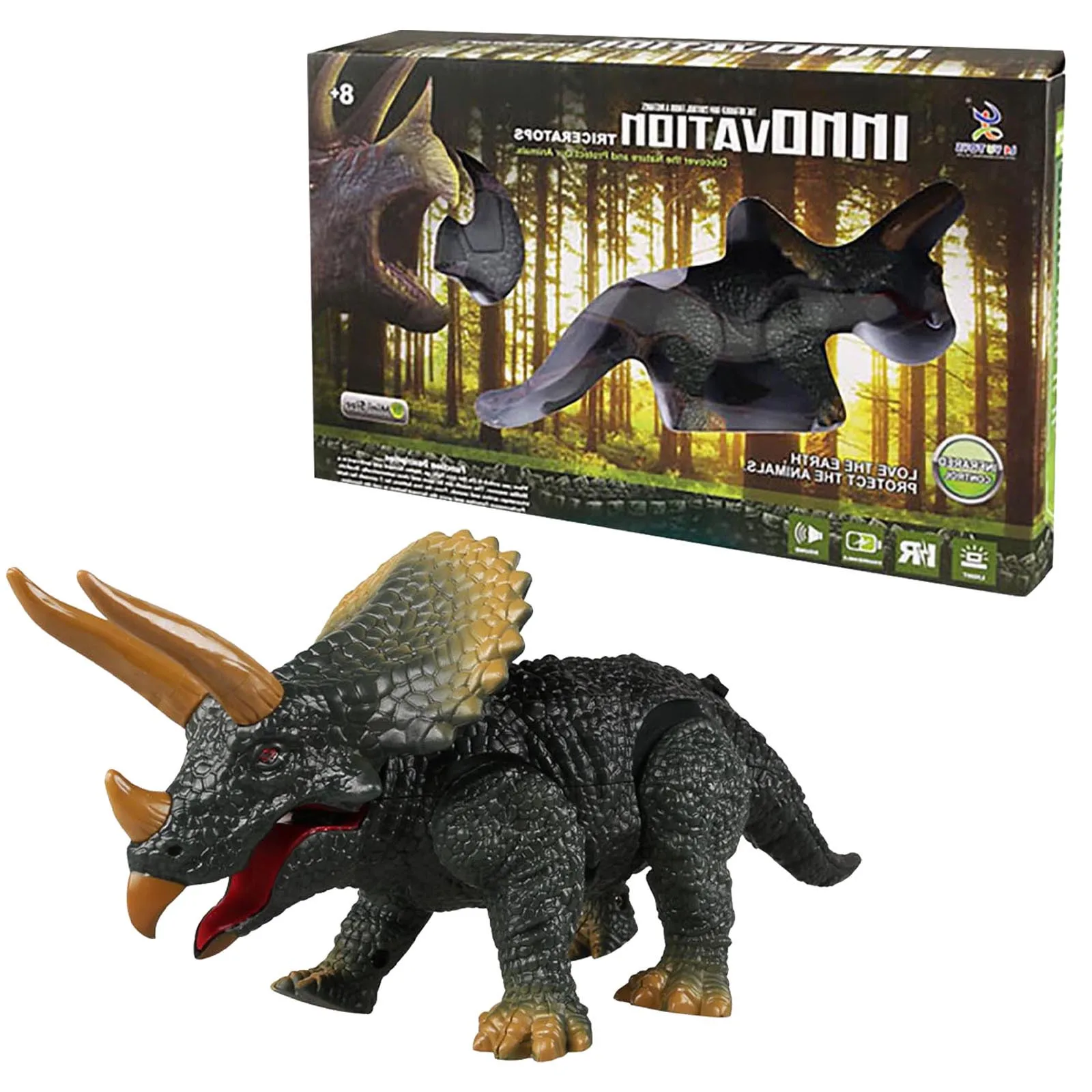 

Игрушечная фигурка аллозавра, лагеря, мелового динозавра с подвижными суставами, реалистичные скульптурные фигурки и звуки, подарок для де...