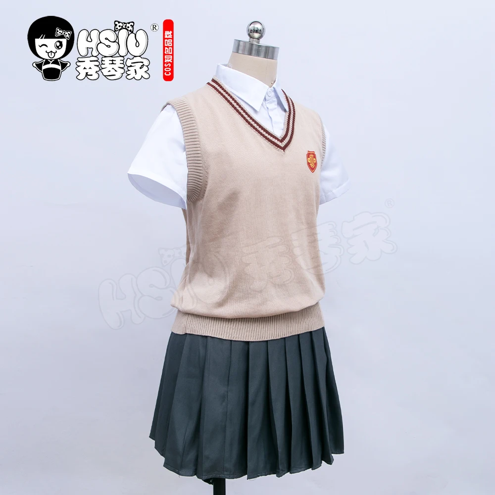 Костюм Misaka Mikoto Shirai Kuroko костюм HSIU Toaru Kagaku без железнодорожного пистолета косплей