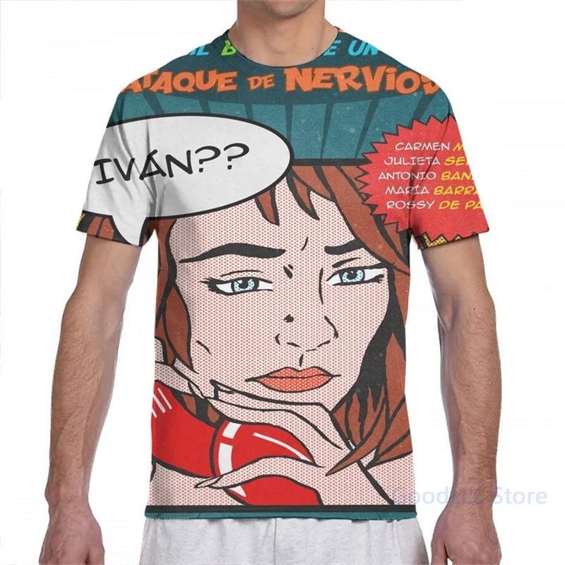 Футболка для мужчин и женщин топы с надписью borde de un Attack neros (Педро алмомовод)