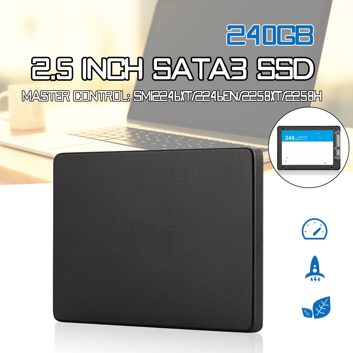 240 ГБ 2,5 дюйма SATA 3 6 Гбит/с Внутренний SSD твердотельный накопитель MLC/TLC NAND флэш-жесткий диск SSD Внутренний твердотельный жесткий диск