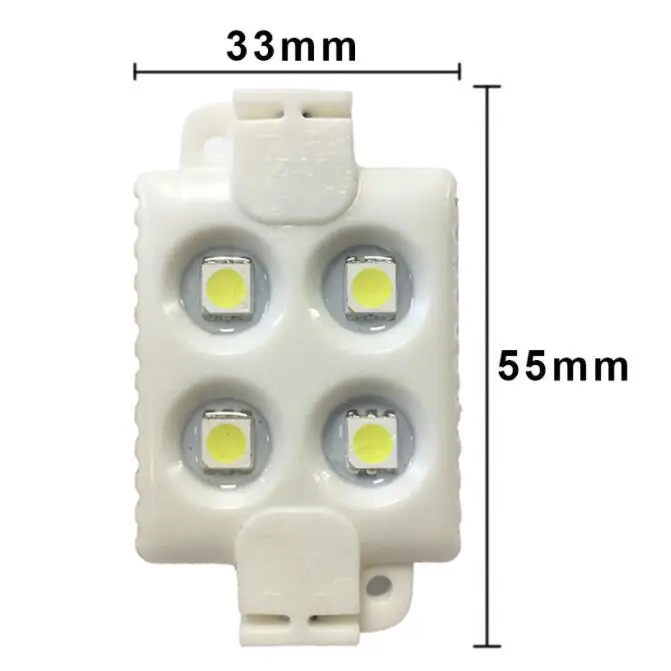 Красный светодиодный модуль SMD 5050 4 DC12V Водонепроницаемый Рекламный дизайн модули