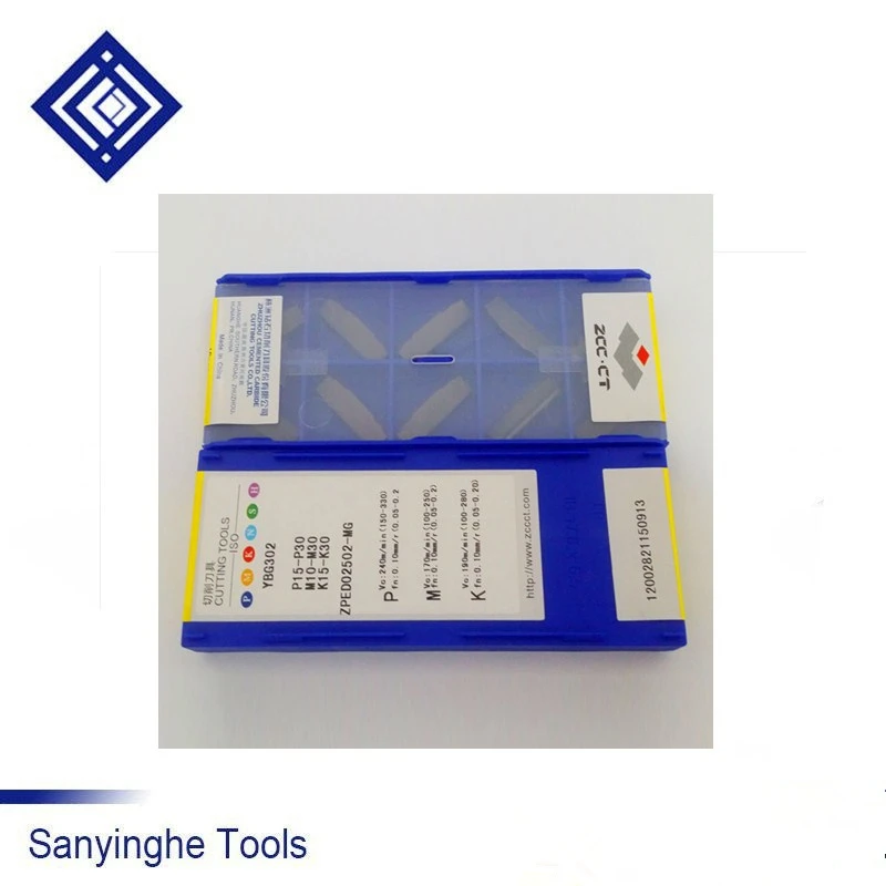 YBG302 ZPED02502 MG ZCC.CT cnc твердосплавный токарный инструмент резак с ЧПУ разделительные