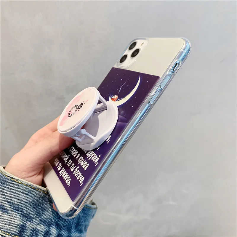 Мода милый рисунок раскладной стенд держатель для Мобильный телефон iphone Huawei Samsung
