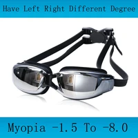 Adult Professional Myopia Swimming Goggles Men Arena Diopter Swim Eyewear Anti Fog Swimming Glasses Natacion Water Glasses