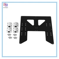 3d printing parts prusa i3 anet a8 a6 z axis hot bed support plate with 4pcs sc8uu sliders kit for prusa i3 anet a8 3d printers