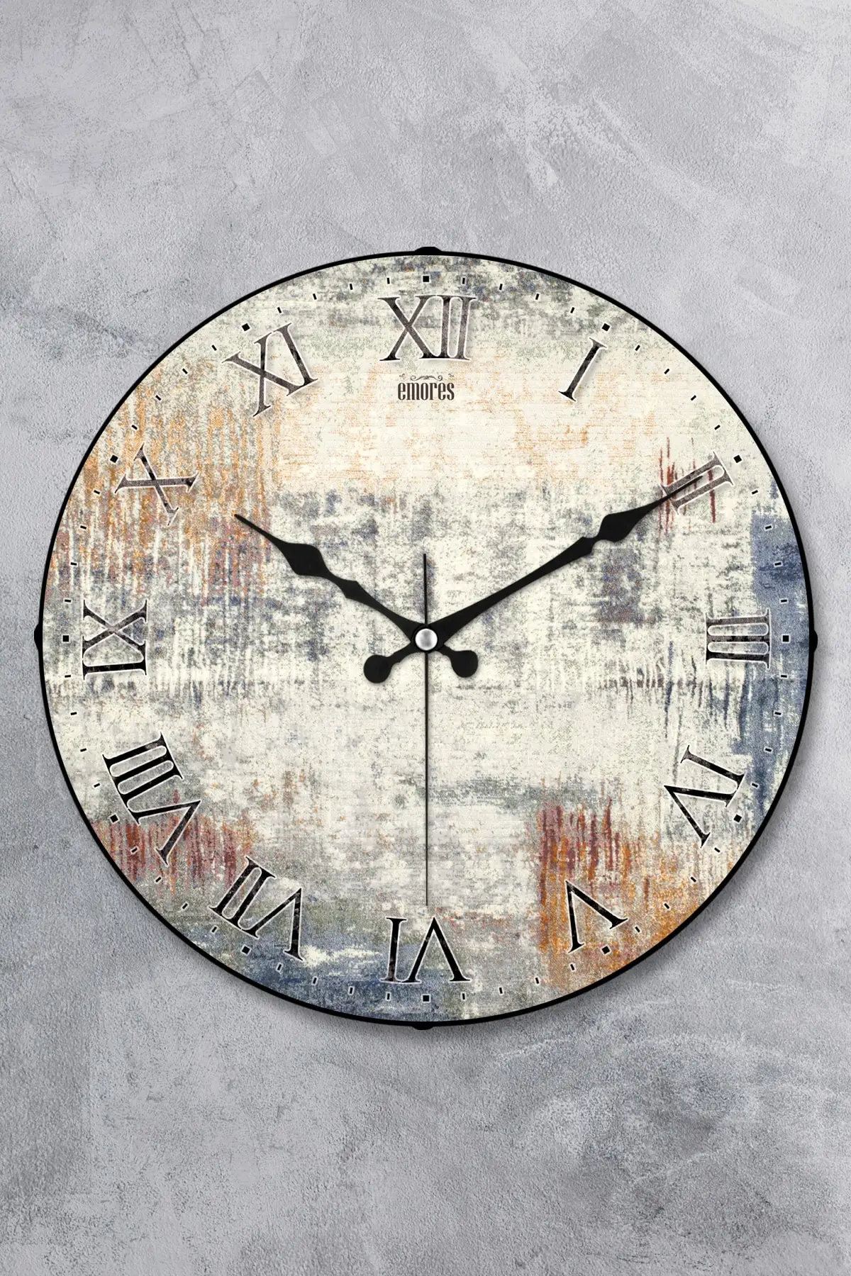 

Декоративные бесшумные двойные настенные часы с бомбом из настоящего стекла, 36 см