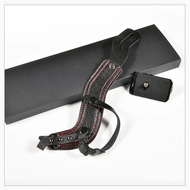 Ремешок на запястье для фотокамеры из микрофибры и кожи держатель Fuji Panasonic Canon Nikon