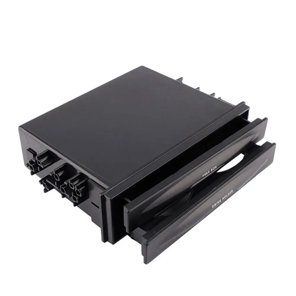 

Автомобильный держатель для чашек, подставка для бутылок для напитков, двойной держатель для радио, коробка для хранения, органайзер, Униве...