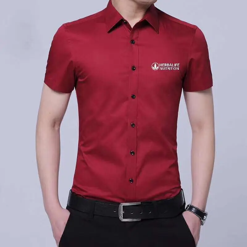 

HERBALIFE Clothing Advertising Culture Shirt Short-sleeved Cotton Workwear Clothing 24