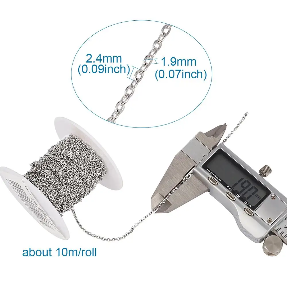 Необваренная Крестовая цепочка из нержавеющей стали для изготовления ювелирных