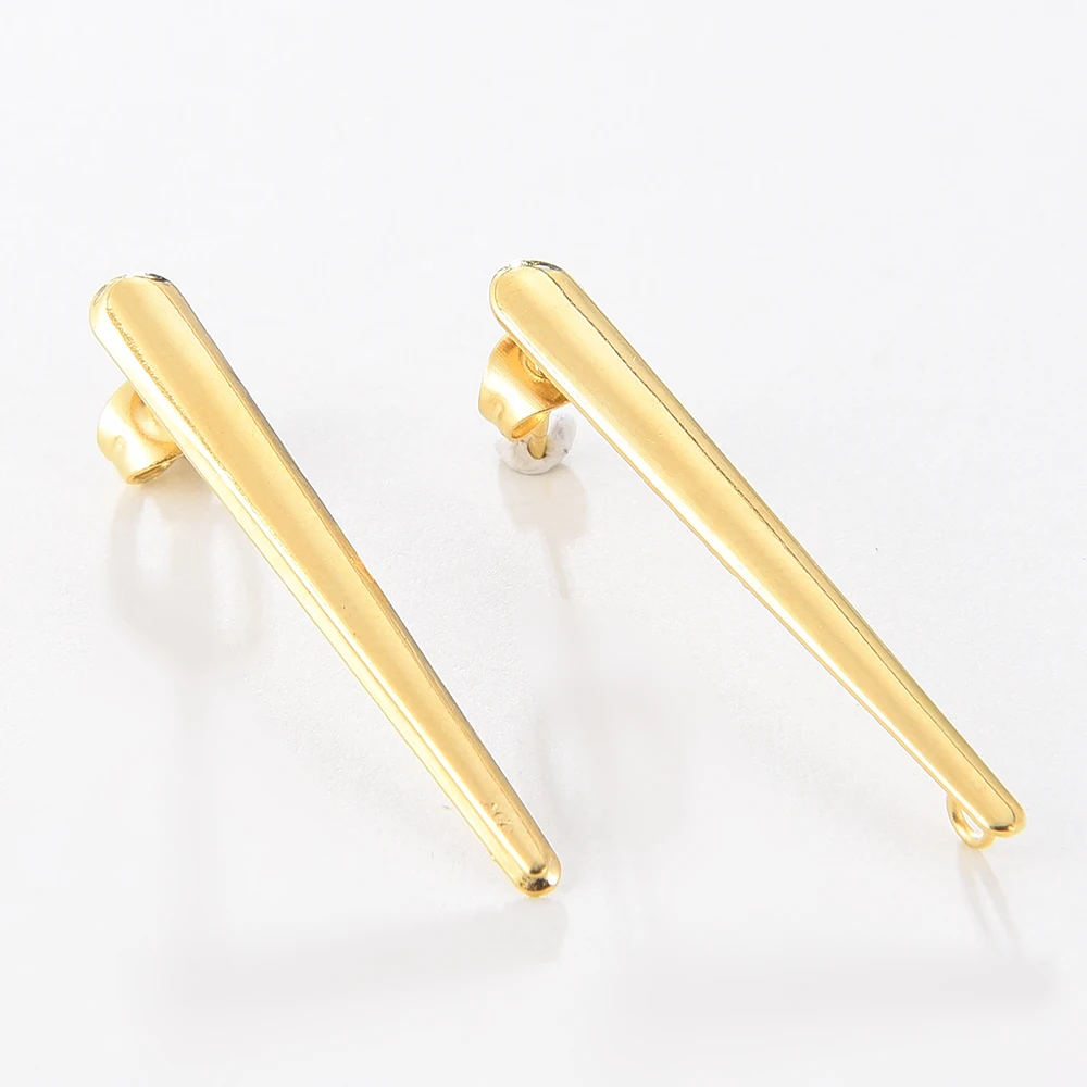 

10pcs/lot Stainless Steel New Irregular Long Earrings Pendant Connect with DIY Earrings Making Jewelry Findings Wholesale Lots
