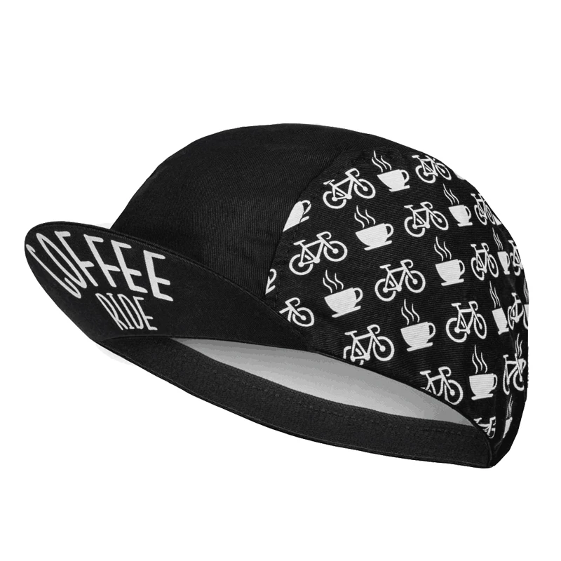 Новые Классические черно-белые кофейные велосипедные шапки OSCROLLING Gorra Ciclismo