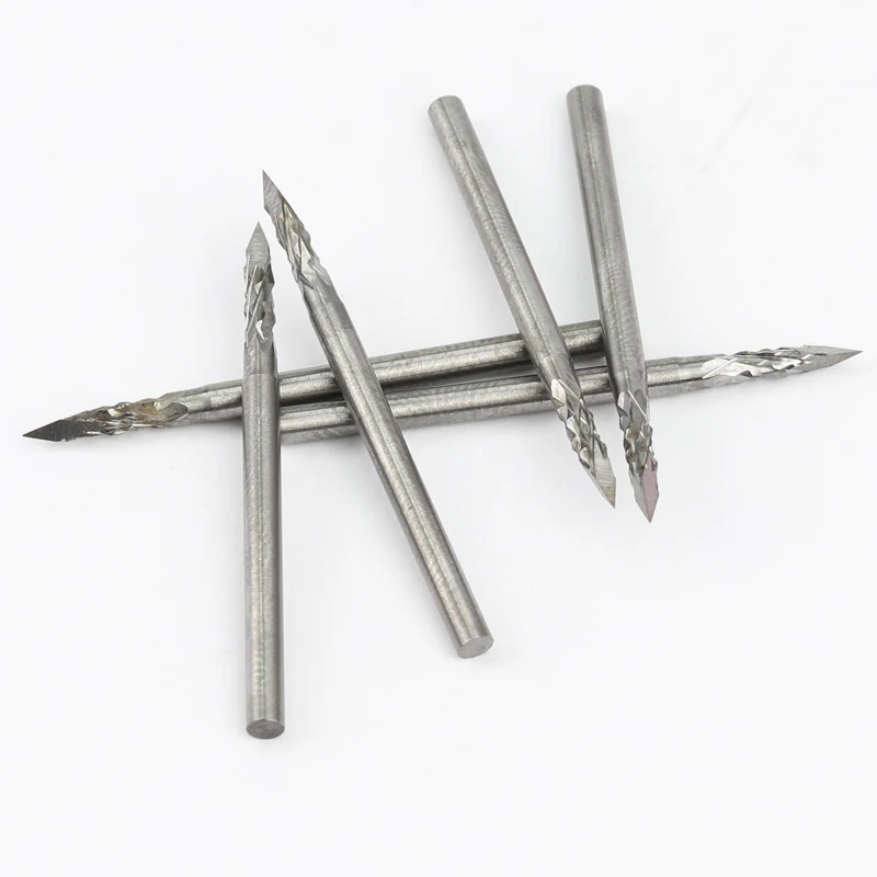 Гравировальный нож треугольной формы из вольфрамовой стали Концевая фреза