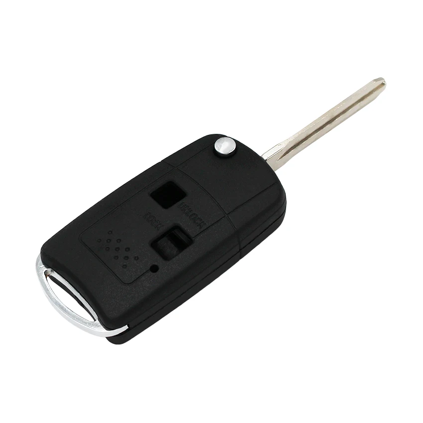 2 кнопки модифицированный Флип складной пульт дистанционного ключа оболочки для