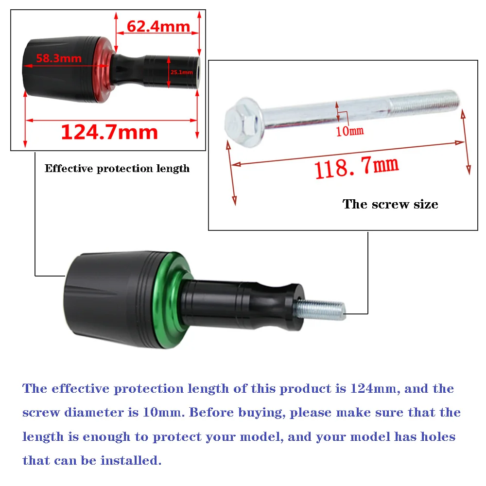 

for Benelli BN300 BN600 TNT300 TNT600 Motorcycle Falling Protection Frame Slider Fairing Guard Anti Crash Pad Protector