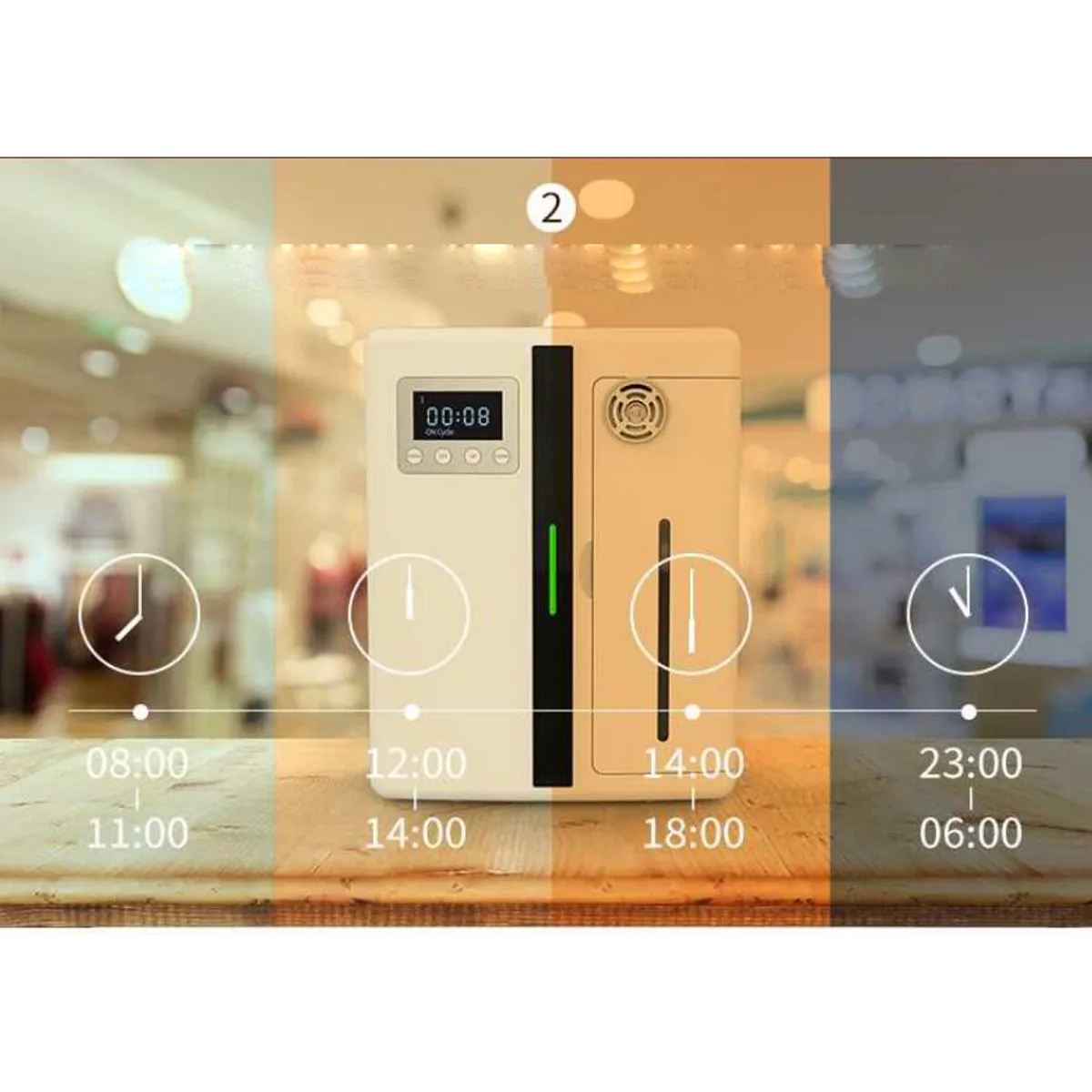 

2Colors Intelligent Aroma Fragrance Machine 160ml Timer Function Diffuser Aromatherapy fragrance equipment for Home Hotel Office