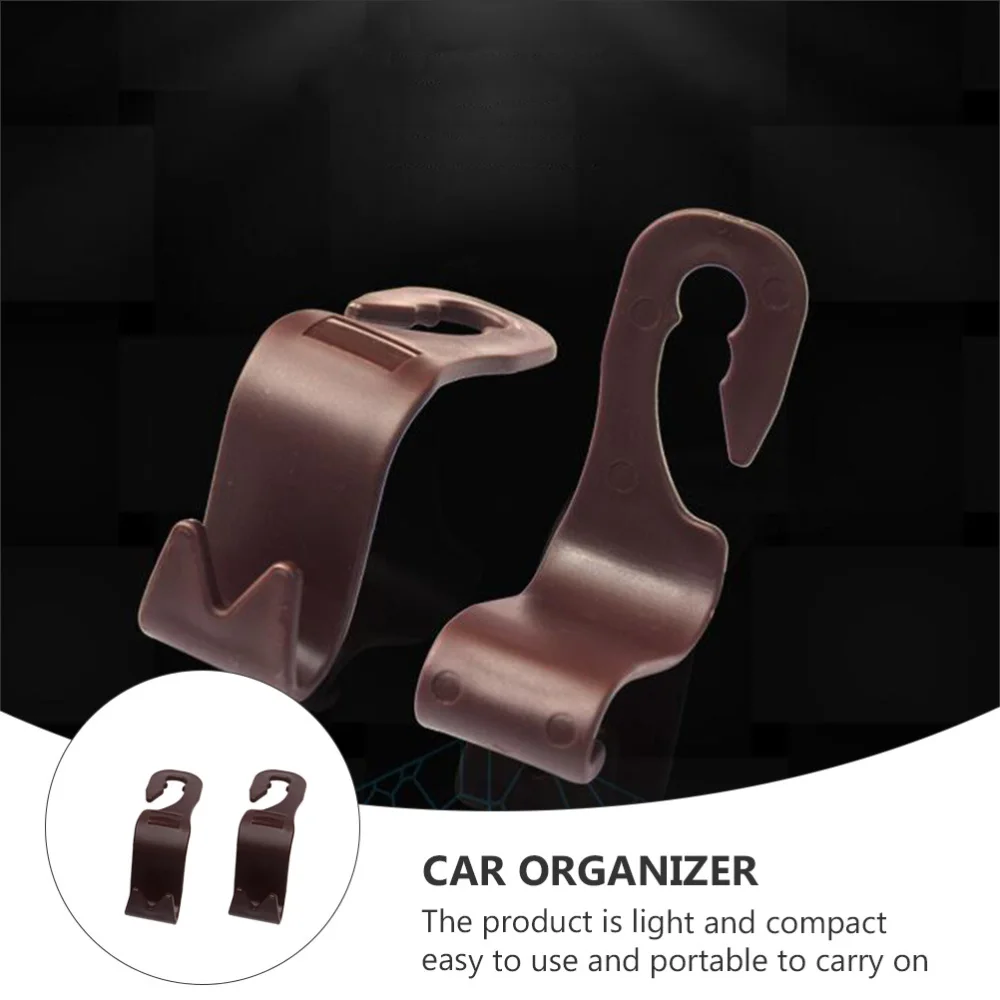 

4PCS Multifunctional Car Hanger Hook Portable Durable Car Back Seat Hook