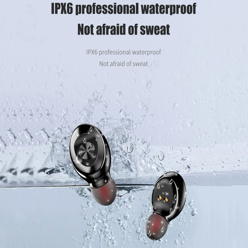 

TWS Bluetooth ANC Earphone Wireless Headphones In Ear Sport Headset Handfree Earpiece Bass Music Earbuds With Microphone Phones