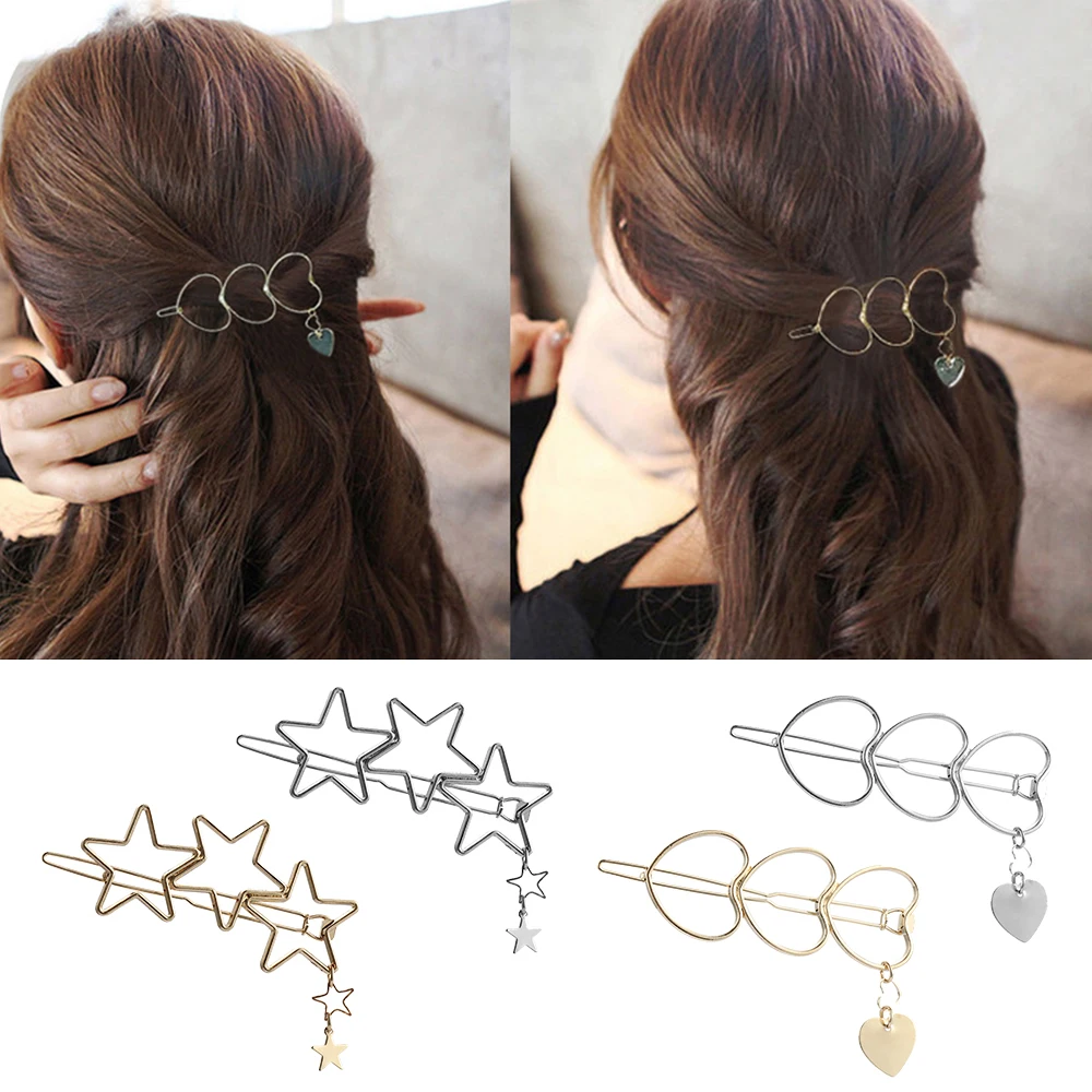 2021 модные элегантные стильные женские металлические аксессуары для волос в