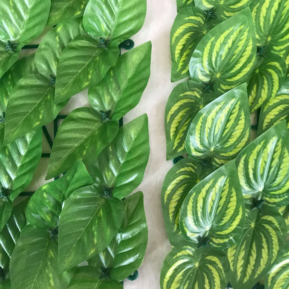 Рулон искусственных листьев для садового забора защита от УФ излучения