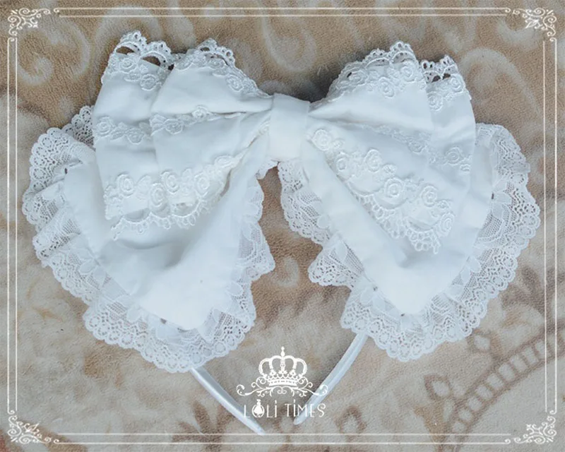 Женский костюм принцессы в стиле &quotЛолита&quot обруч для волос с розовыми и белыми