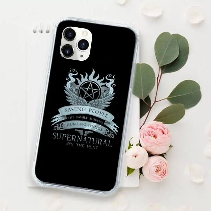 

supernatural horror TV series Phone Cases for iPhone 11 12 pro XS MAX 8 7 6 6S Plus X 5S SE 2020 XR funda coque