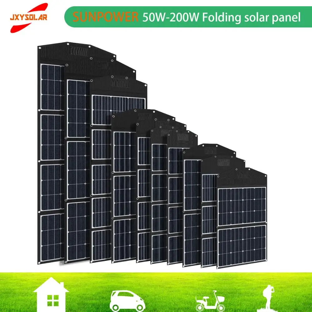 Sunpower 80 Вт 200 открытый портативный складной чехол с солнечными панелями blanket