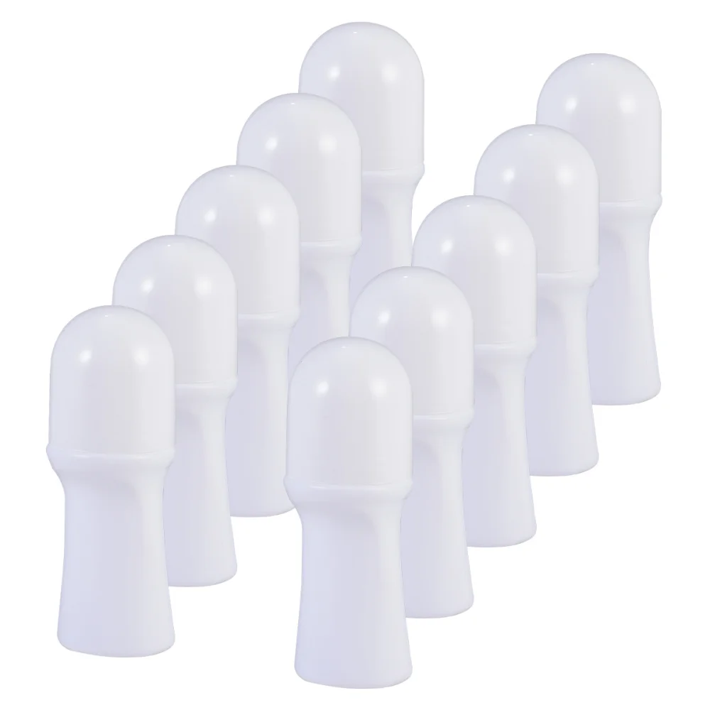 

10pcs 50ml Roller Bottles Aromatherapy Oils Deodorant Containers