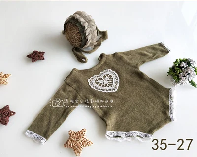 set 18 Шапочка для маленьких мальчиков и девочек+ комбинезоны, Одежда для новорожденных, одежда для выпускного, наряд для фотосессии, аксессуары для фотосессии - Цвет: set 18