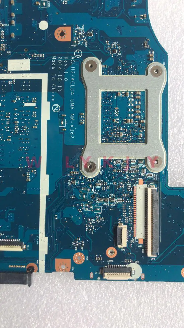 Материнская плата KTUXB ACLU3 / ACLU4 UMA NM-A362 для Lenovo G50-80 материнская ноутбука Процессор i3
