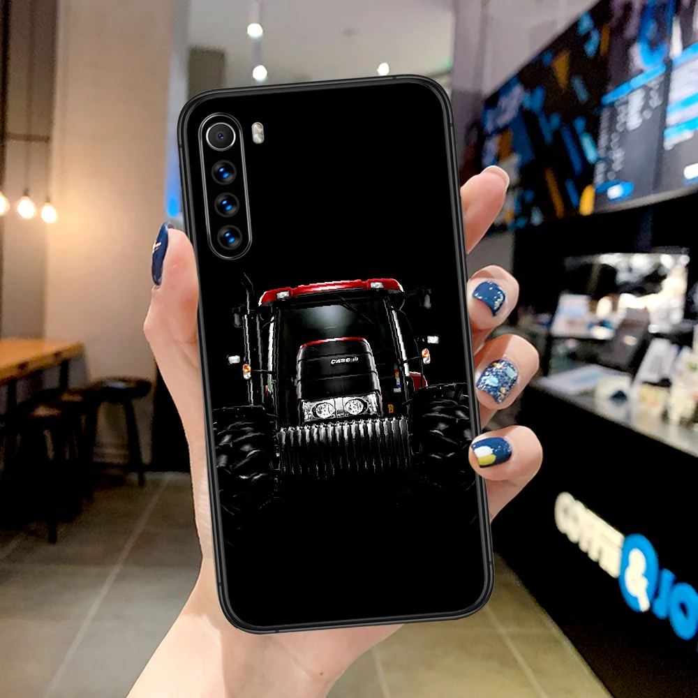 

CASE IH Tractor Phone Case For Xiaomi Redmi Note 7 8 8T 9 9S 4X 7 7A 9A K30 Pro Ultra black Prime 3D Cell Pretty Coque Tpu
